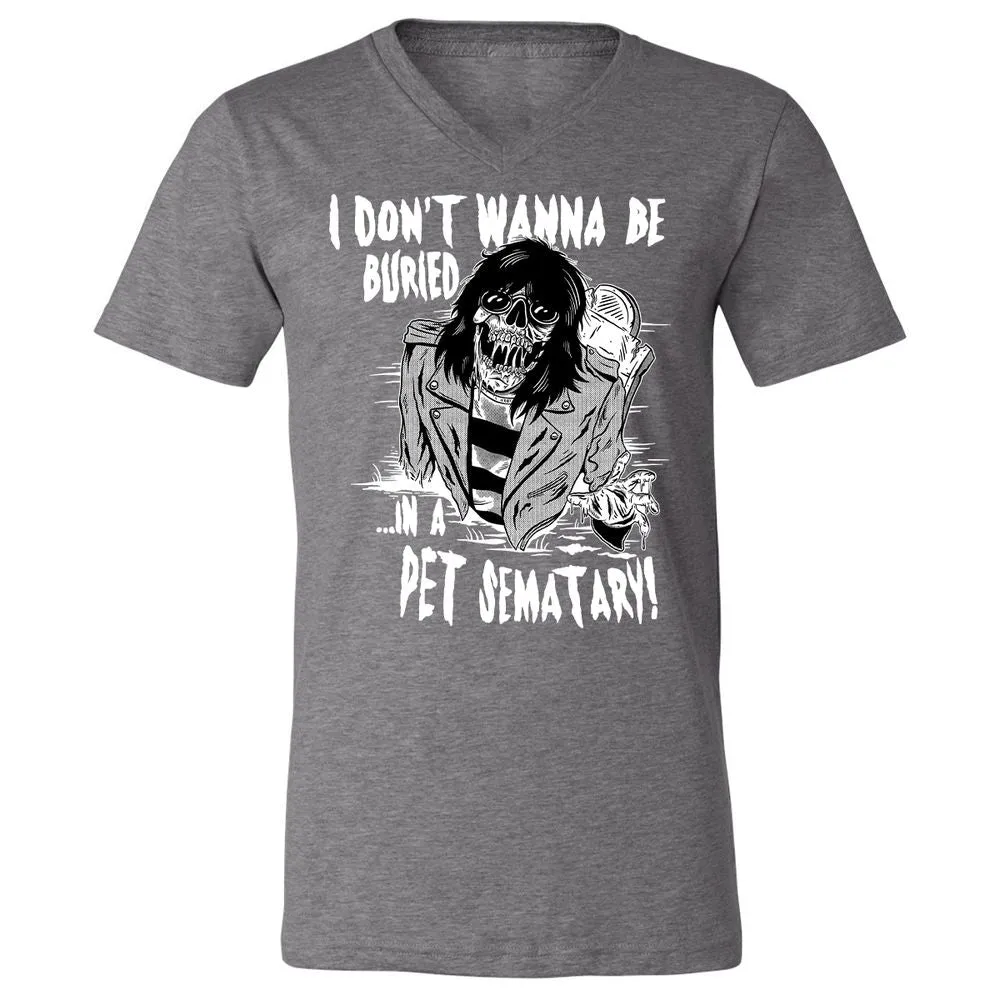 Unisex V-Neck T-Shirt - 52U8K8U5 - Deep Heather - 13