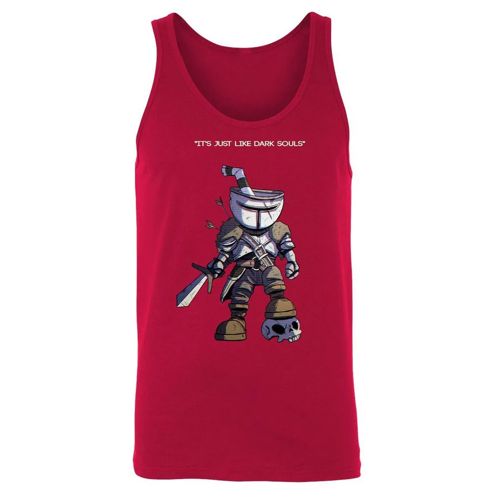 Unisex Jersey Tank - 4DRAGRXK - Red - 11