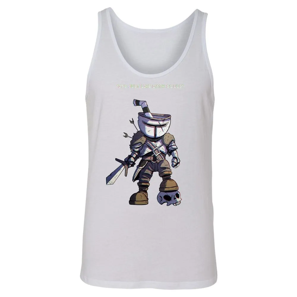 Unisex Jersey Tank - 4DRAGRXK - White - 14
