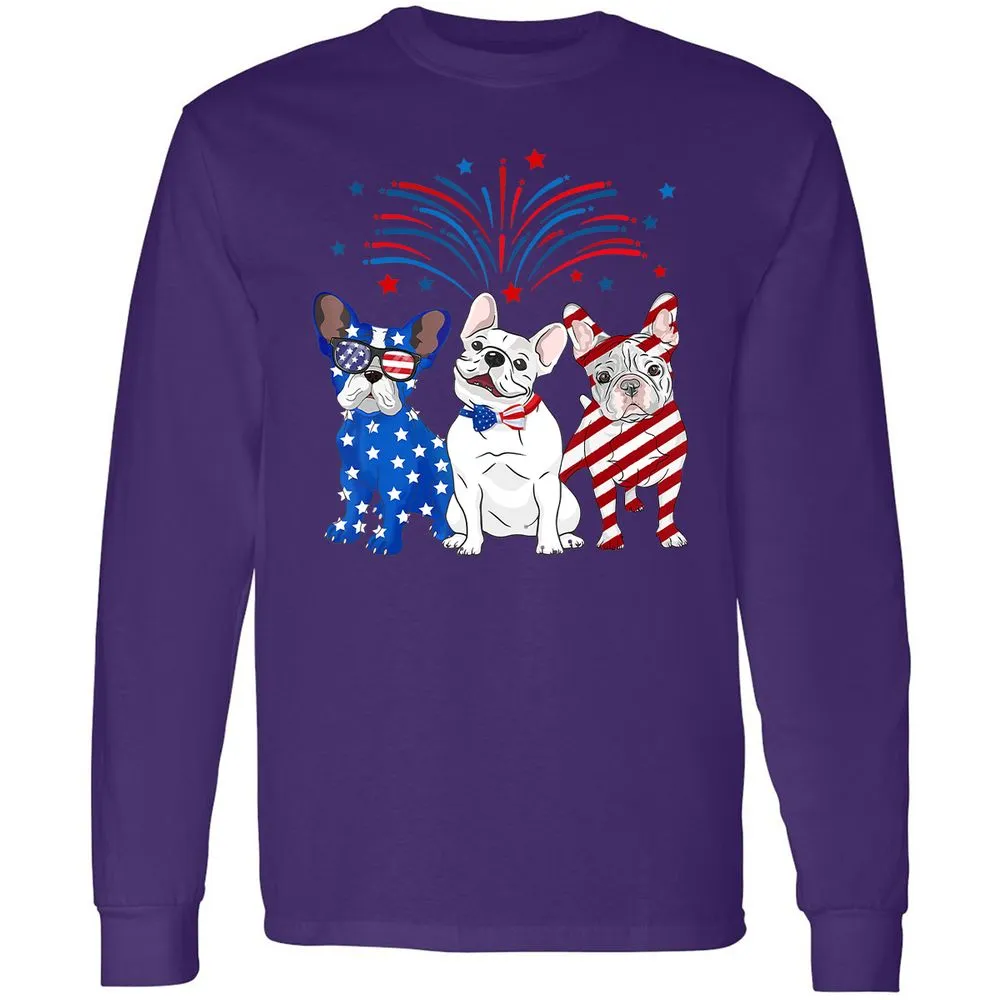 Long Sleeve T-Shirt - E1NH9ZYW - Purple - 13