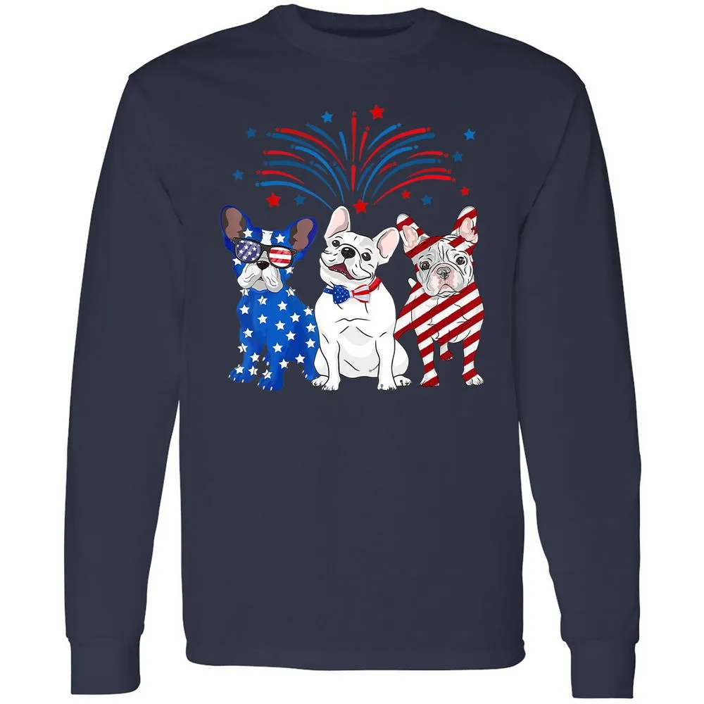 Long Sleeve T-Shirt - E1NH9ZYW - Navy - 2