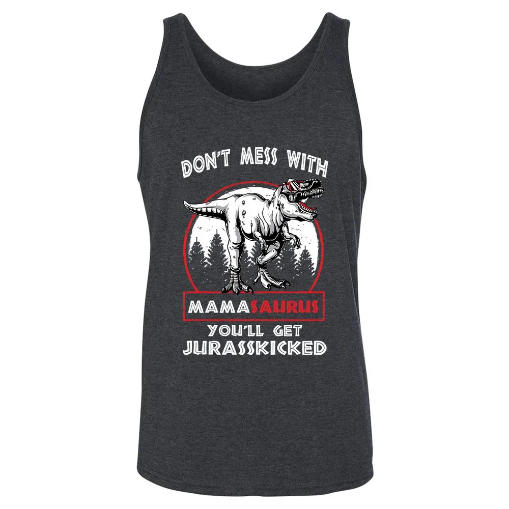 Unisex Jersey Tank - X1RV3E3N - Dark Grey Heather - 6