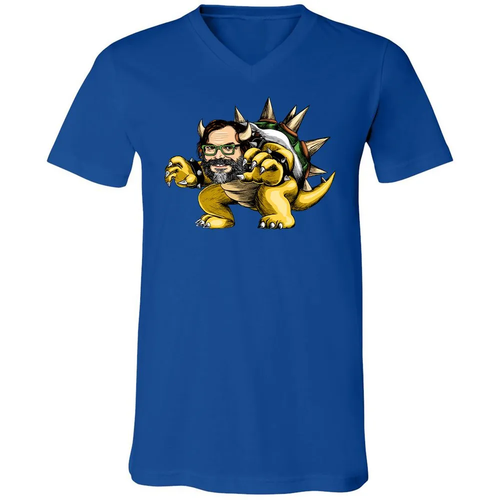 Unisex V-Neck T-Shirt - 91A1ZFXP - True Royal - 4