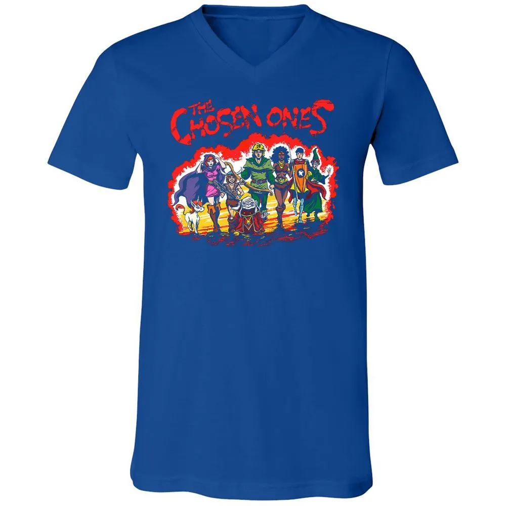 Unisex V-Neck T-Shirt - 2YPKRGYV - True Royal - 4