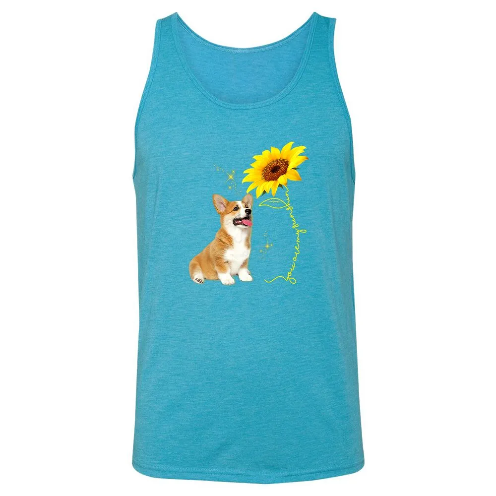 Unisex Jersey Tank - 38JBHUXK - Aqua Triblend - 3