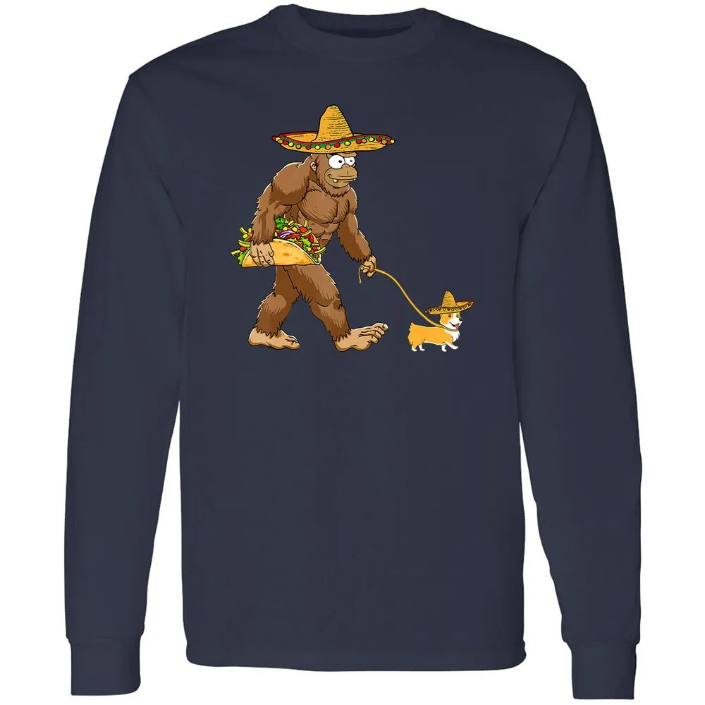 Long Sleeve T-Shirt - 978C7HHT - Navy - 2
