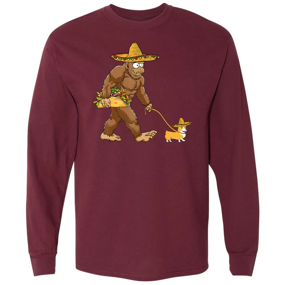 Long Sleeve T-Shirt - 978C7HHT - Maroon - 11