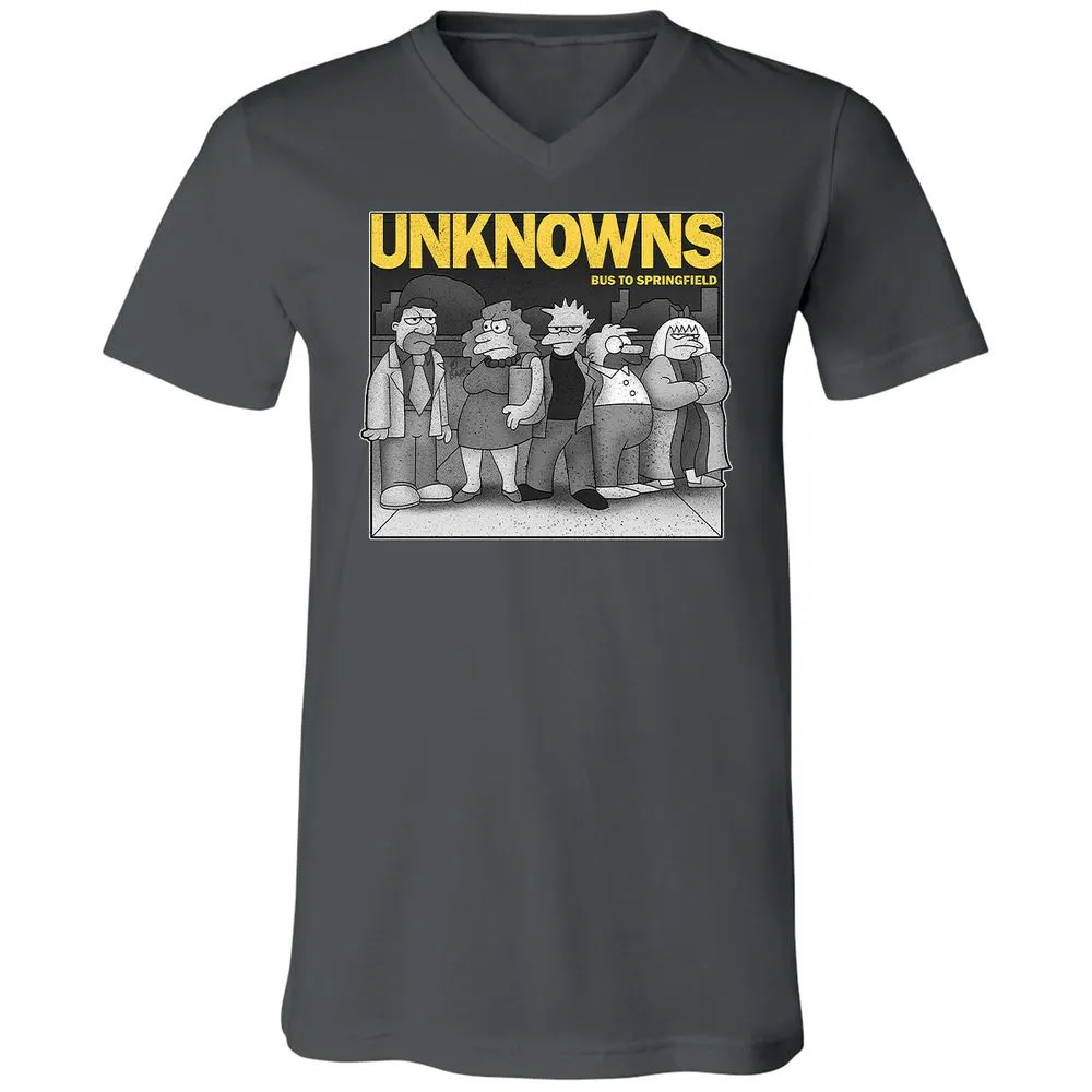 Unisex V-Neck T-Shirt - S8N6EULX - Asphalt - 12