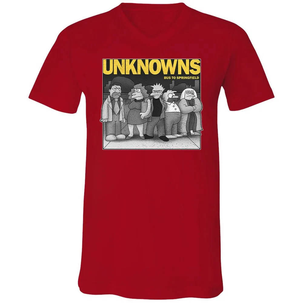 Unisex V-Neck T-Shirt - S8N6EULX - Red - 3