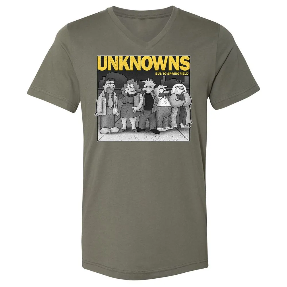 Unisex V-Neck T-Shirt - S8N6EULX - Military Green - 10