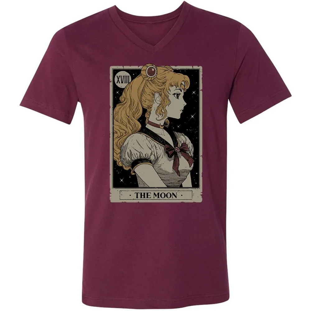 Unisex V-Neck T-Shirt - RWYRYN3G - Maroon - 6