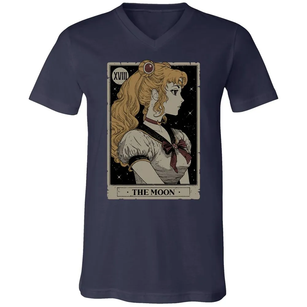 Unisex V-Neck T-Shirt - RWYRYN3G - Navy - 2