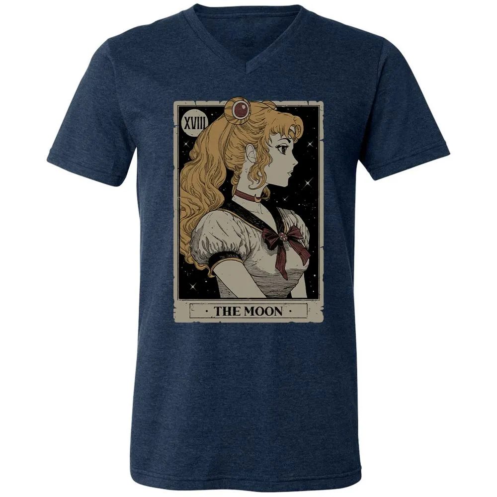 Unisex V-Neck T-Shirt - RWYRYN3G - Heather Navy - 15