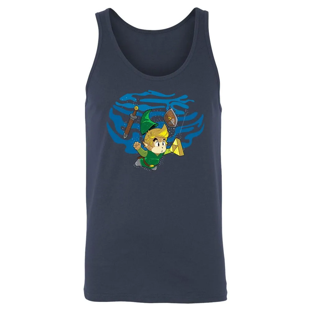 Unisex Jersey Tank - 64ZM82BU - Navy - 2