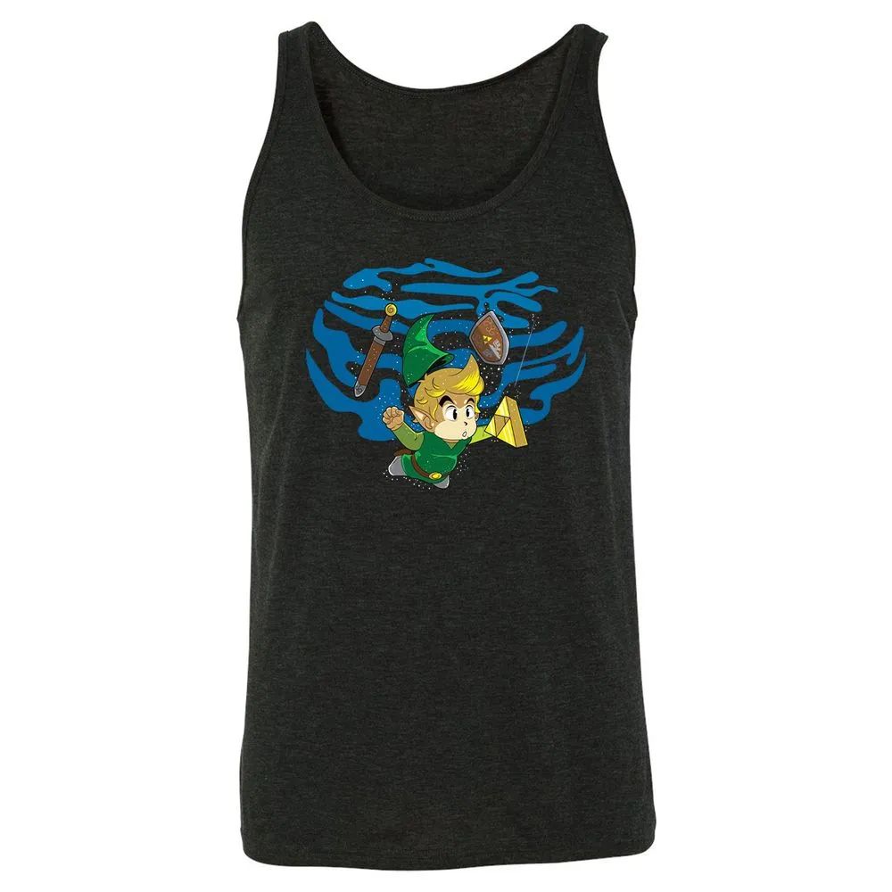 Unisex Jersey Tank - 64ZM82BU - Charcoal Black Triblend - 5