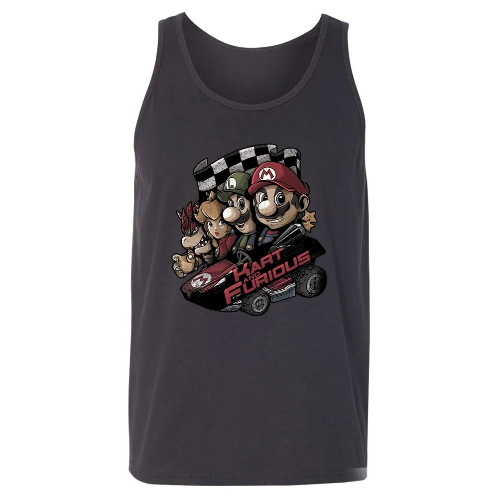 Unisex Jersey Tank - C4R9AFZ1 - Dark Grey - 7