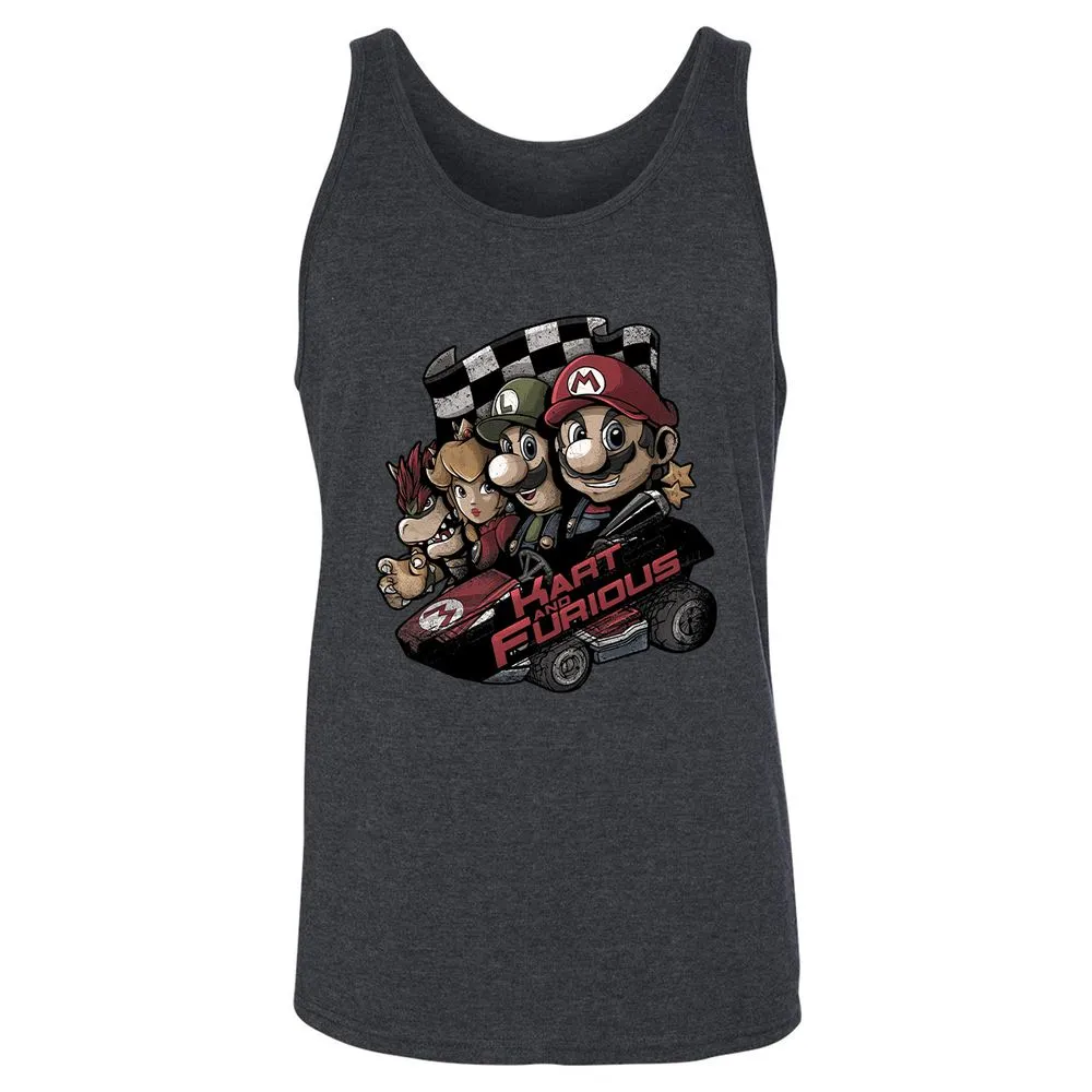 Unisex Jersey Tank - C4R9AFZ1 - Dark Grey Heather - 6