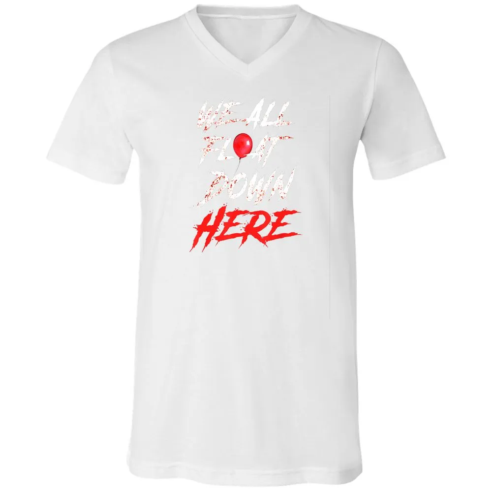 Unisex V-Neck T-Shirt - M4JK839S - White - 5
