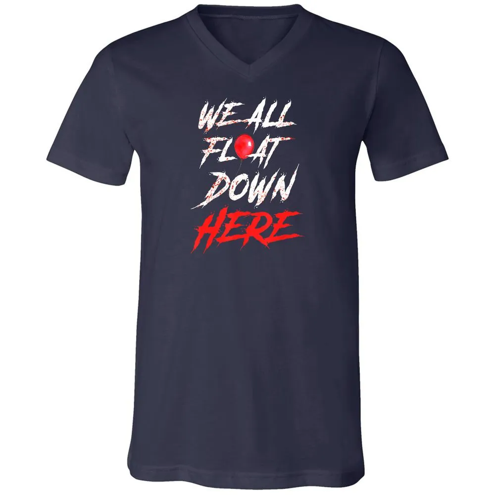 Unisex V-Neck T-Shirt - M4JK839S - Navy - 2