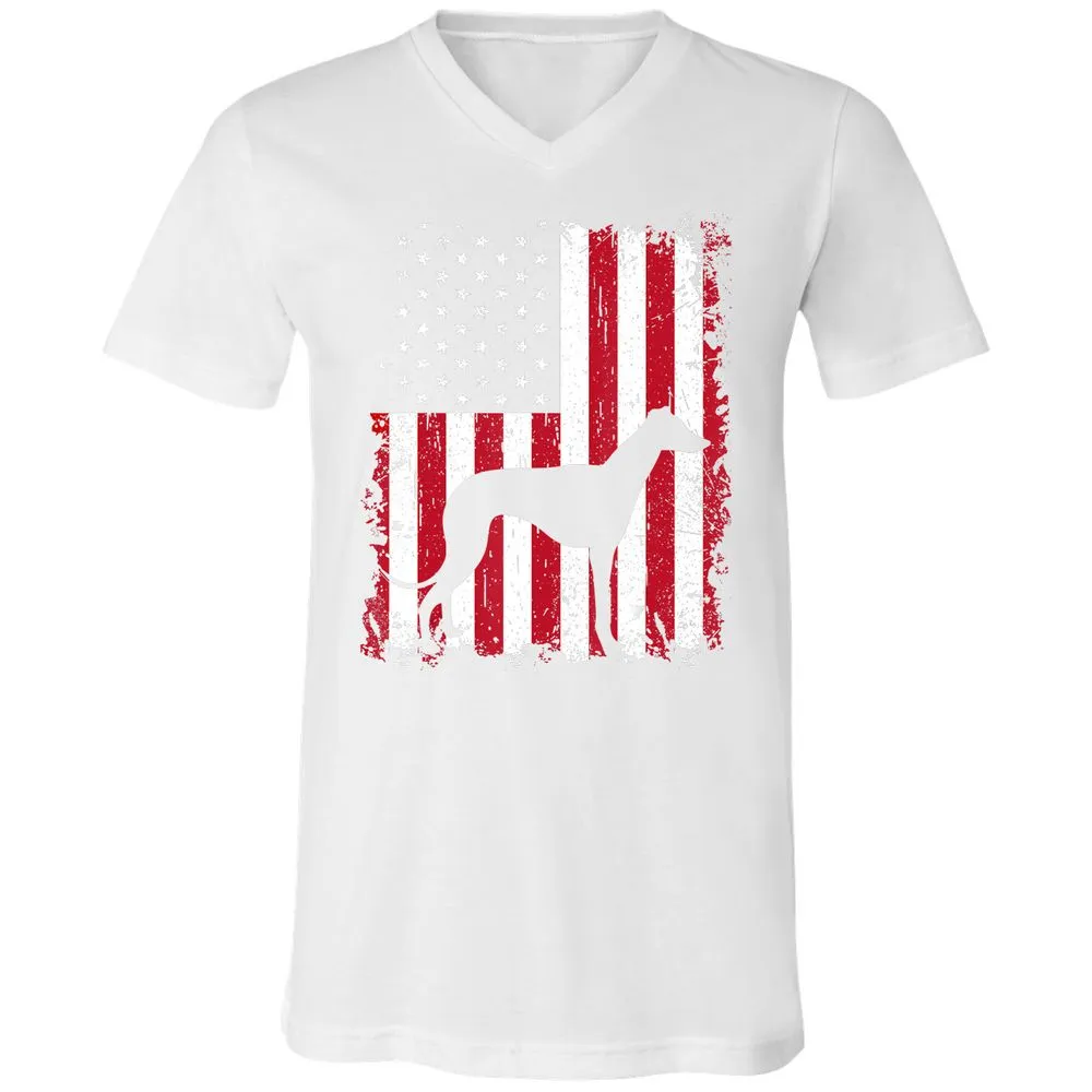 Unisex V-Neck T-Shirt - 1UV9HNRV - White - 5