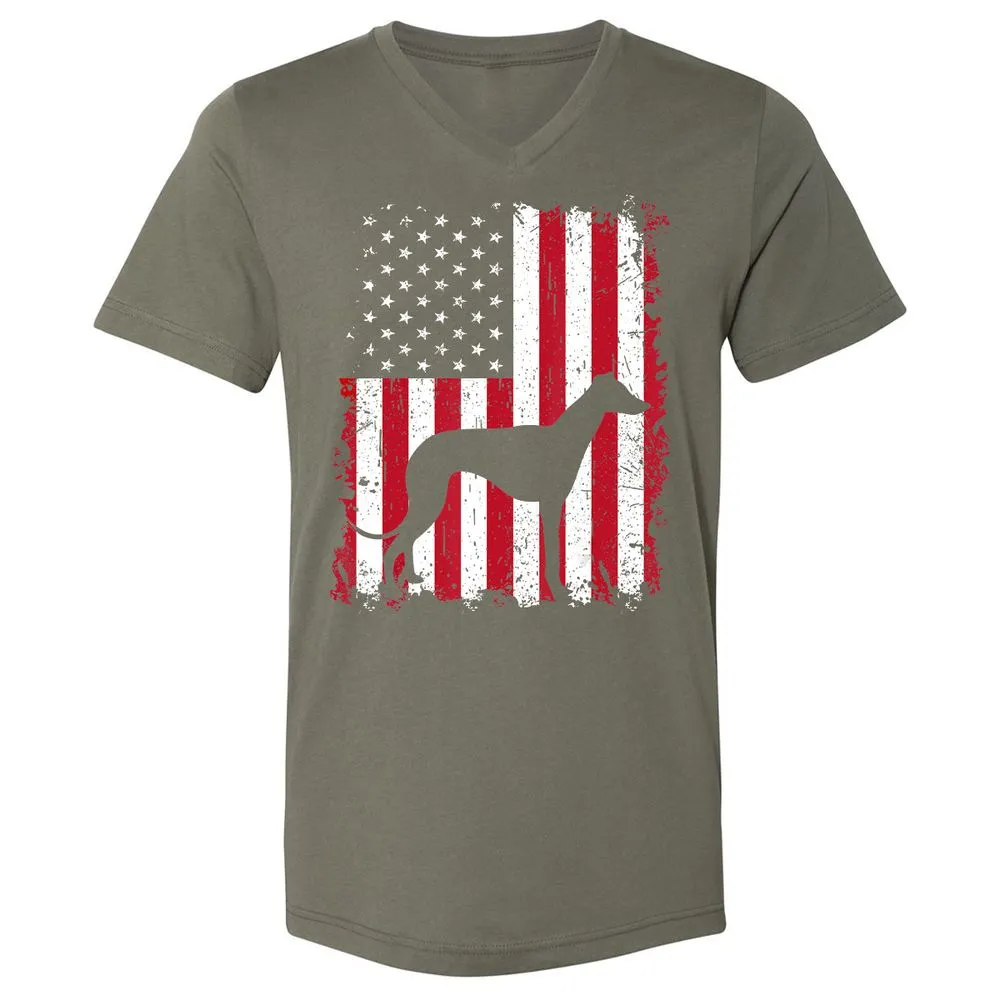 Unisex V-Neck T-Shirt - 1UV9HNRV - Military Green - 10