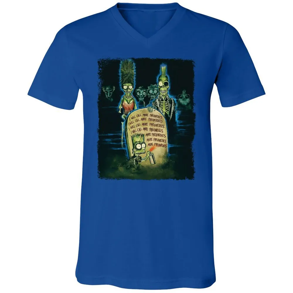 Unisex V-Neck T-Shirt - MHVZ2E15 - True Royal - 4
