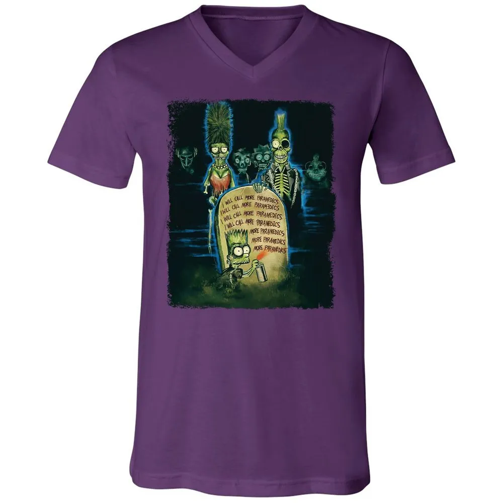 Unisex V-Neck T-Shirt - MHVZ2E15 - Team Purple - 9
