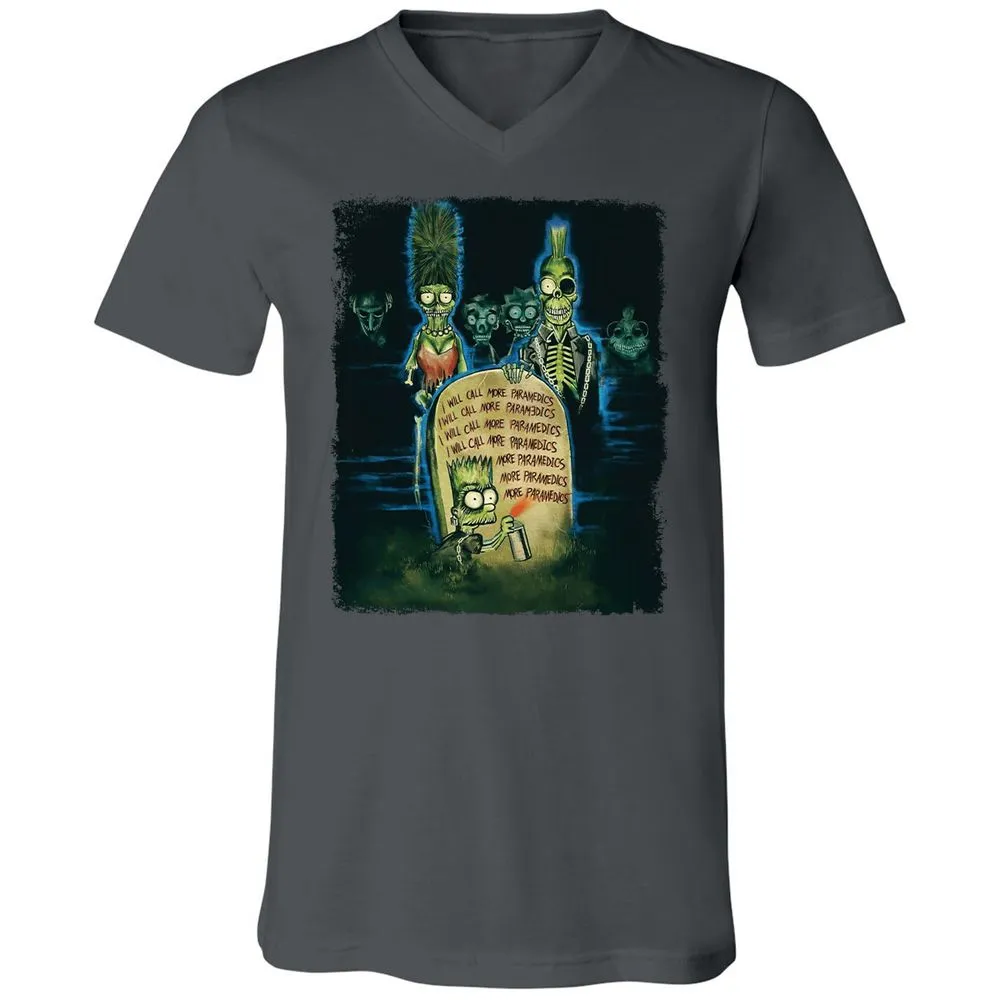Unisex V-Neck T-Shirt - MHVZ2E15 - Asphalt - 12