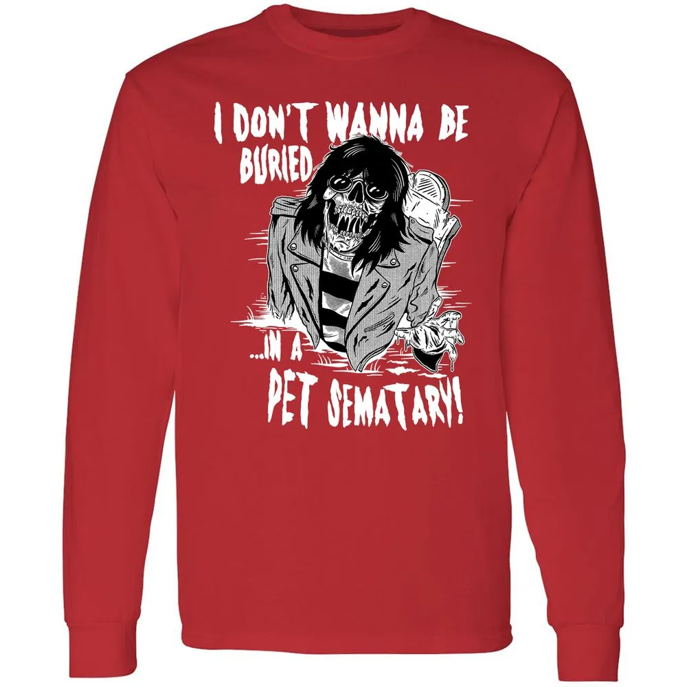 Long Sleeve T-Shirt - XJ6X8D3Z - Red - 14