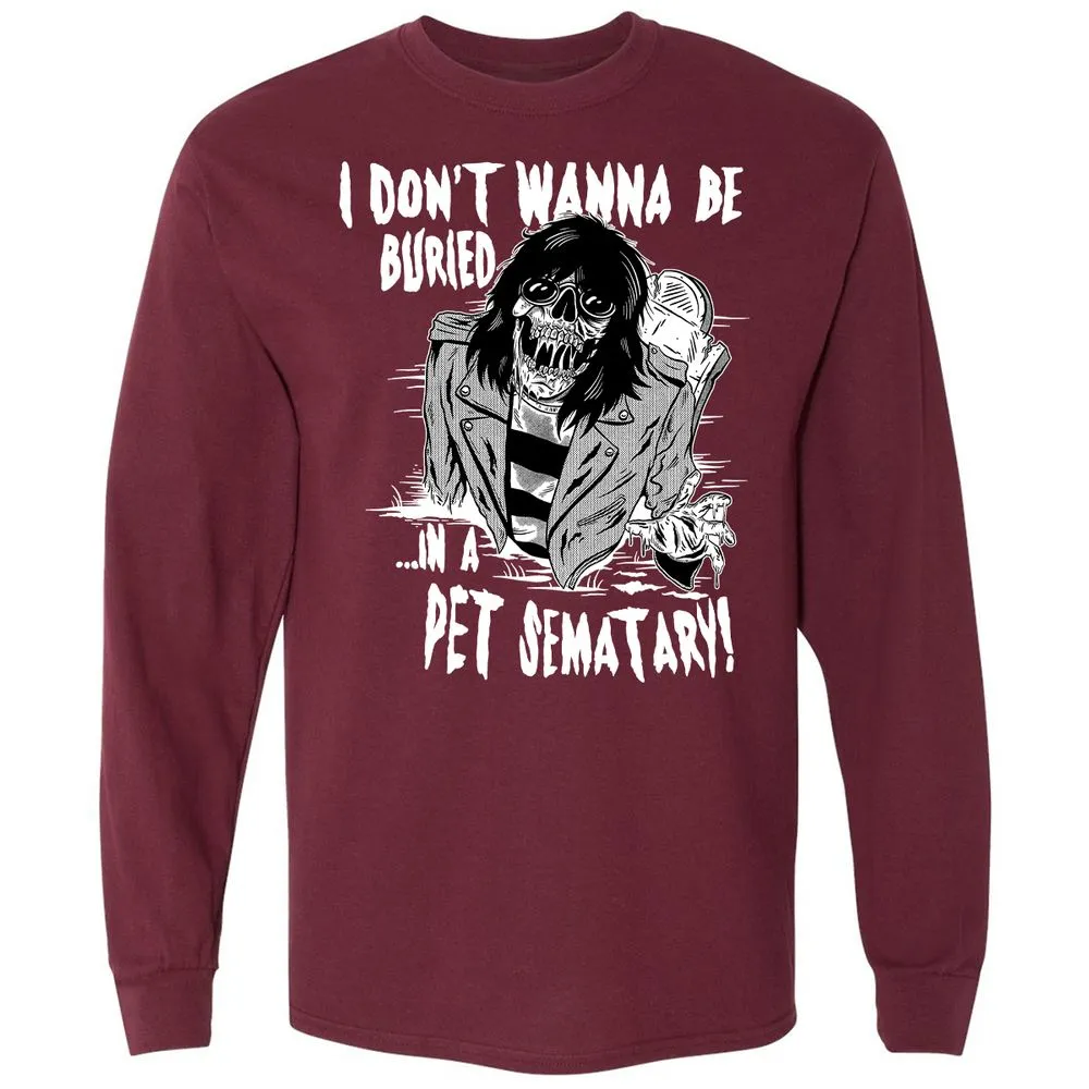 Long Sleeve T-Shirt - XJ6X8D3Z - Maroon - 11