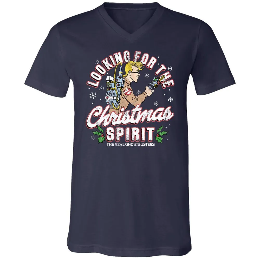 Unisex V-Neck T-Shirt - NBBQM2MS - Navy - 2