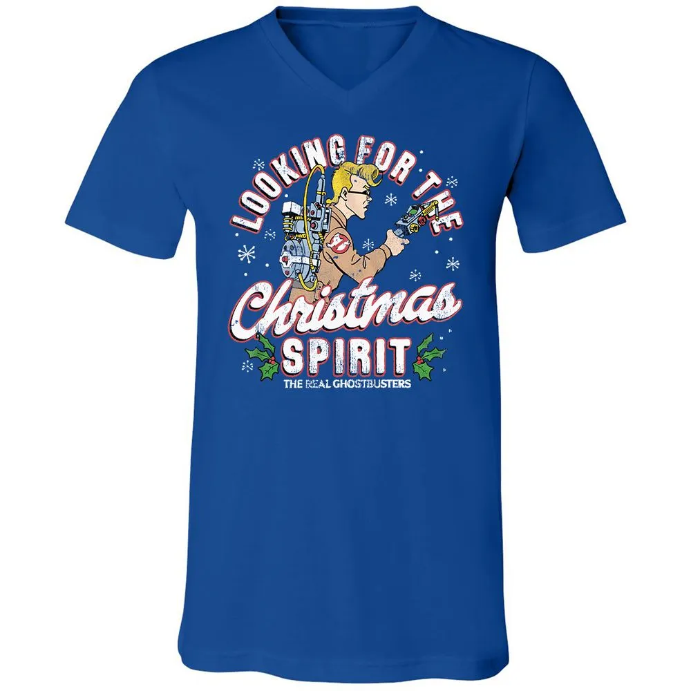 Unisex V-Neck T-Shirt - NBBQM2MS - True Royal - 4