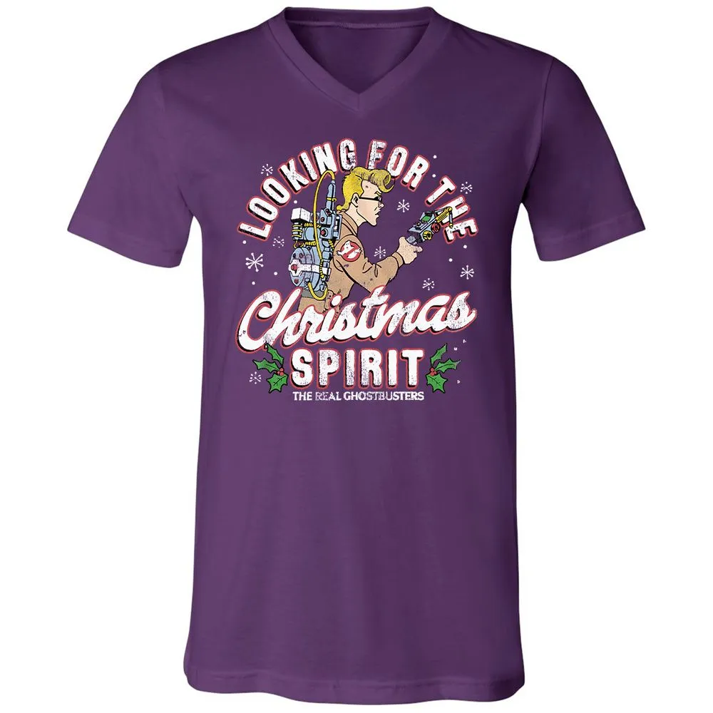 Unisex V-Neck T-Shirt - NBBQM2MS - Team Purple - 9