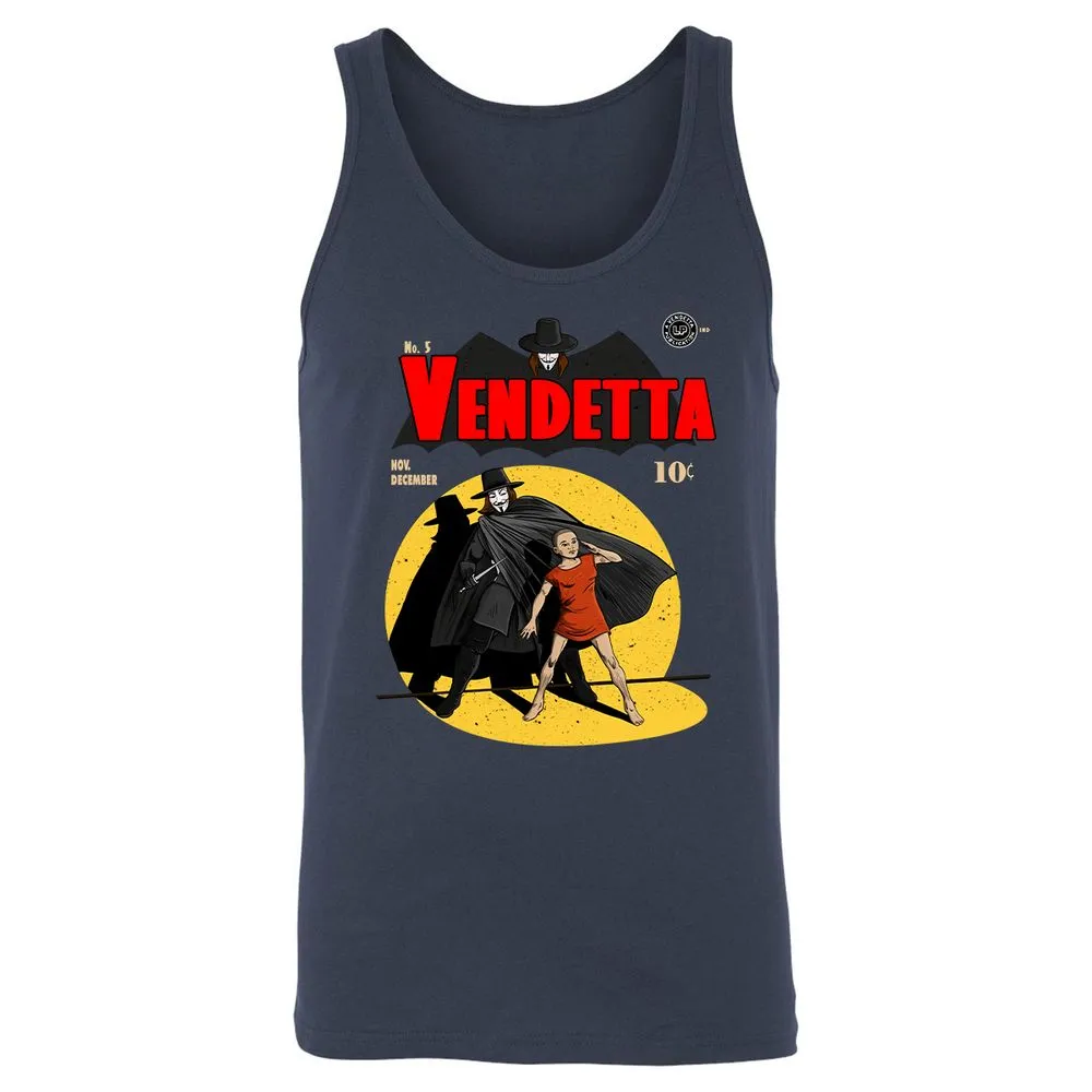Unisex Jersey Tank - NAVY3HED - Navy - 2
