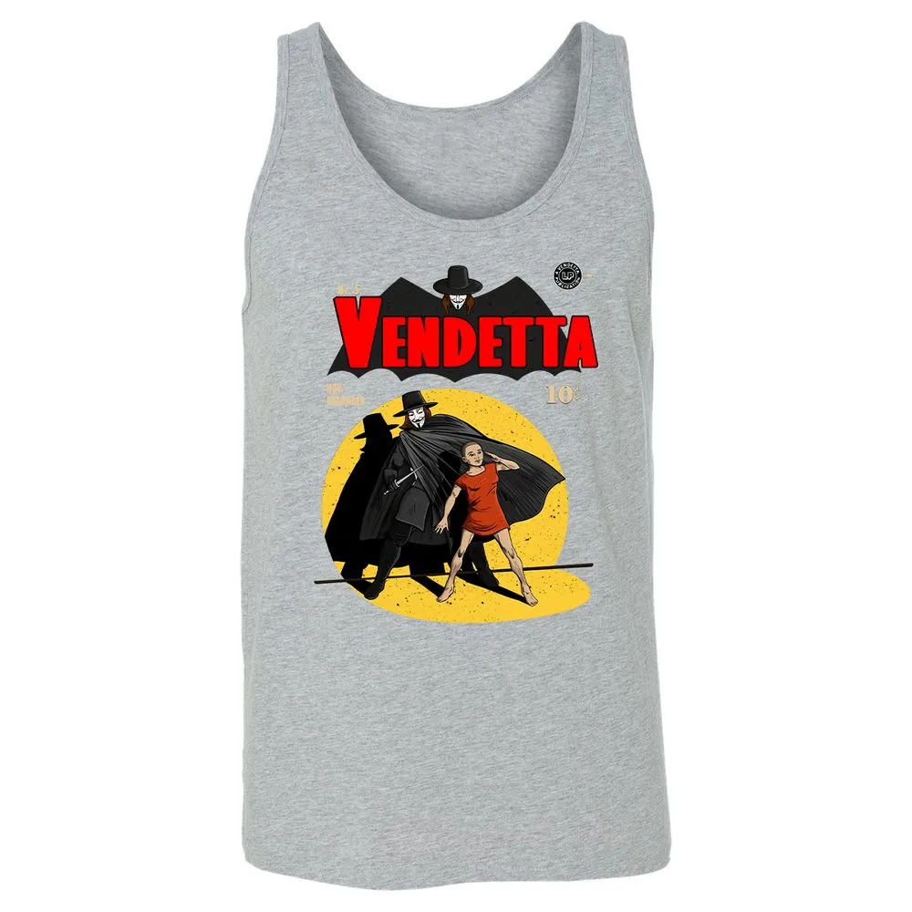 Unisex Jersey Tank - NAVY3HED - Athletic Heather - 4