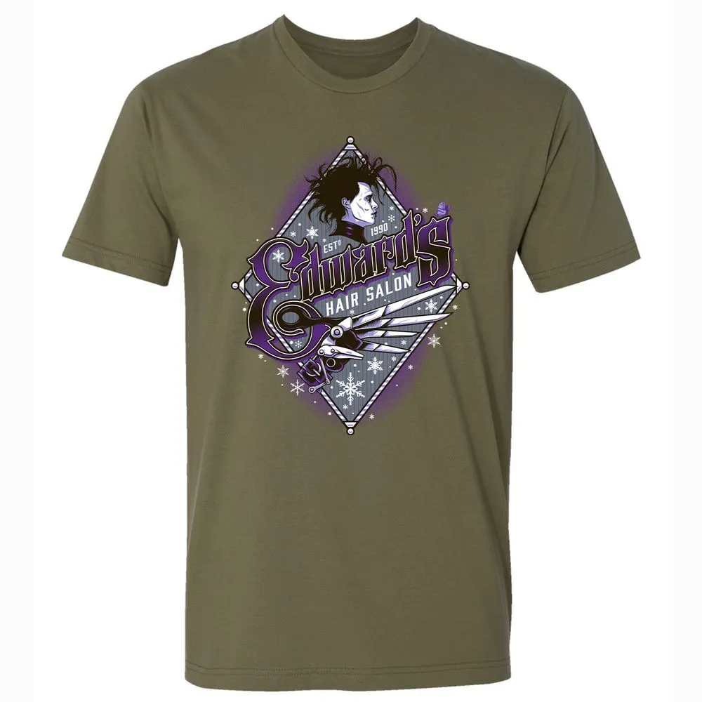 Premium Unisex T-Shirt - B42D88QX - Military Green - 5