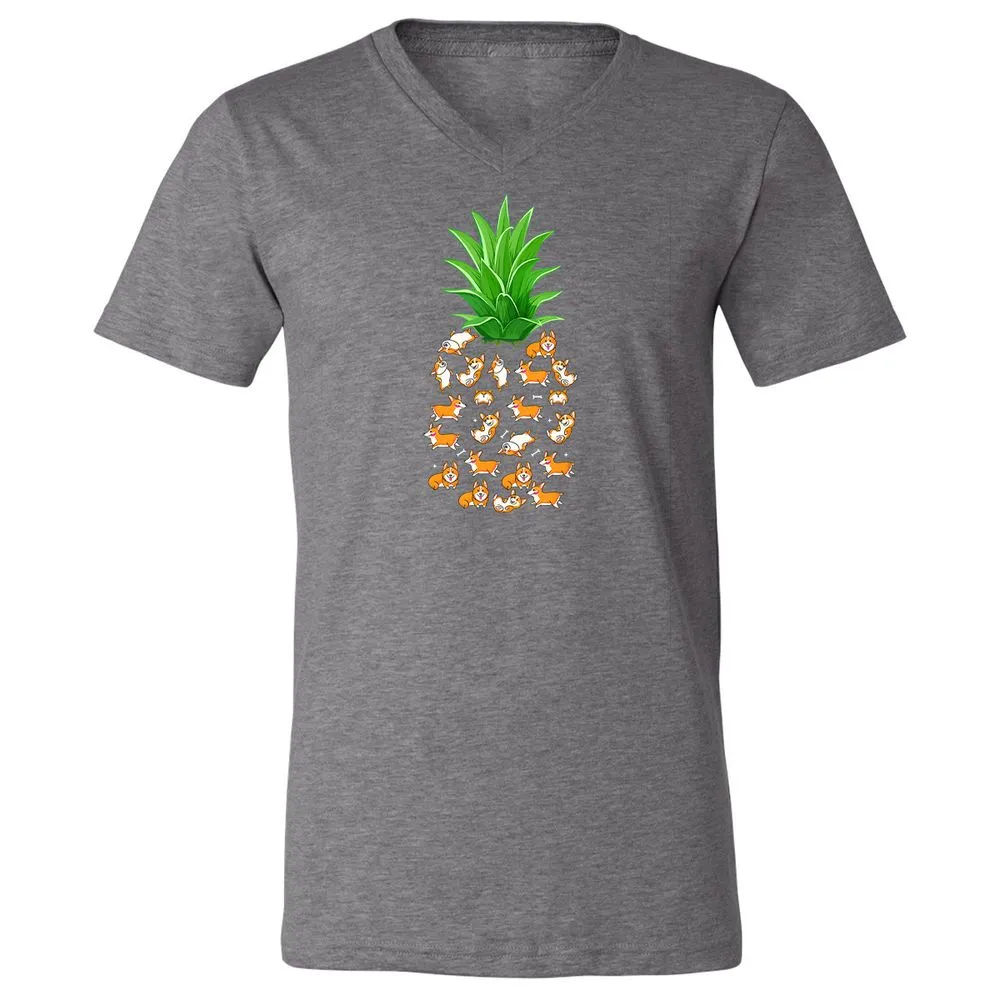 Unisex V-Neck T-Shirt - BYURW39F - Deep Heather - 13