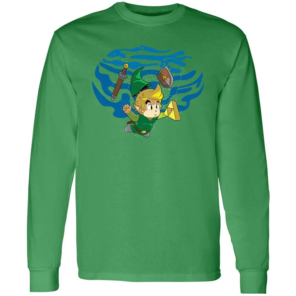 Long Sleeve T-Shirt - D3DEZA33 - Irish Green - 10