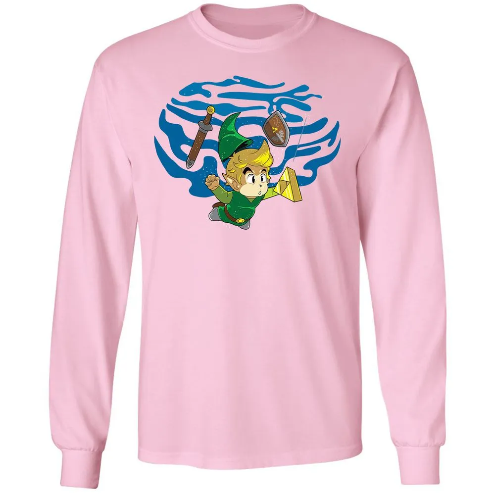 Long Sleeve T-Shirt - D3DEZA33 - Light Pink - 3
