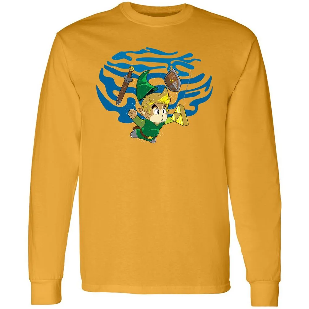 Long Sleeve T-Shirt - D3DEZA33 - Gold - 9
