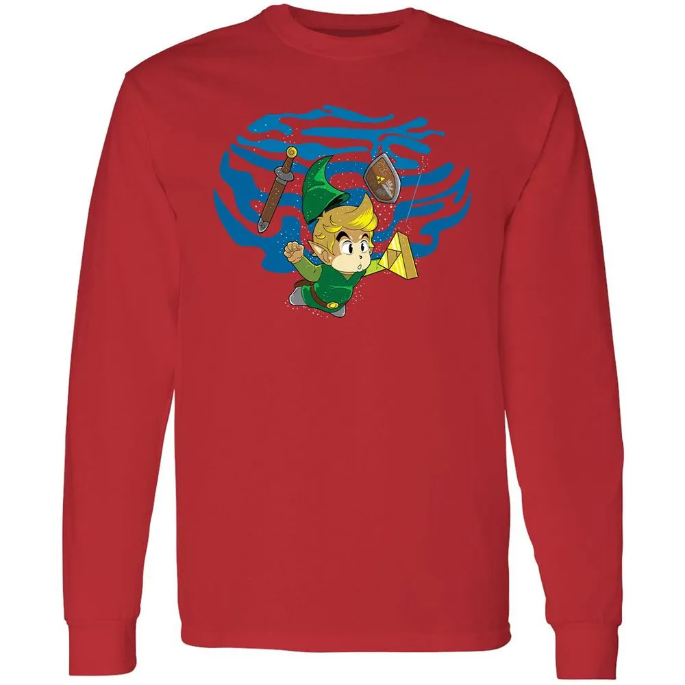 Long Sleeve T-Shirt - D3DEZA33 - Red - 14