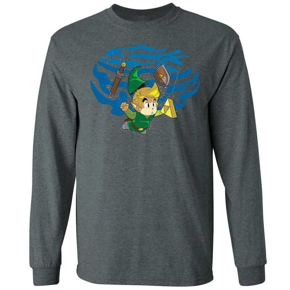 Long Sleeve T-Shirt - D3DEZA33 - Dark Heather - 15