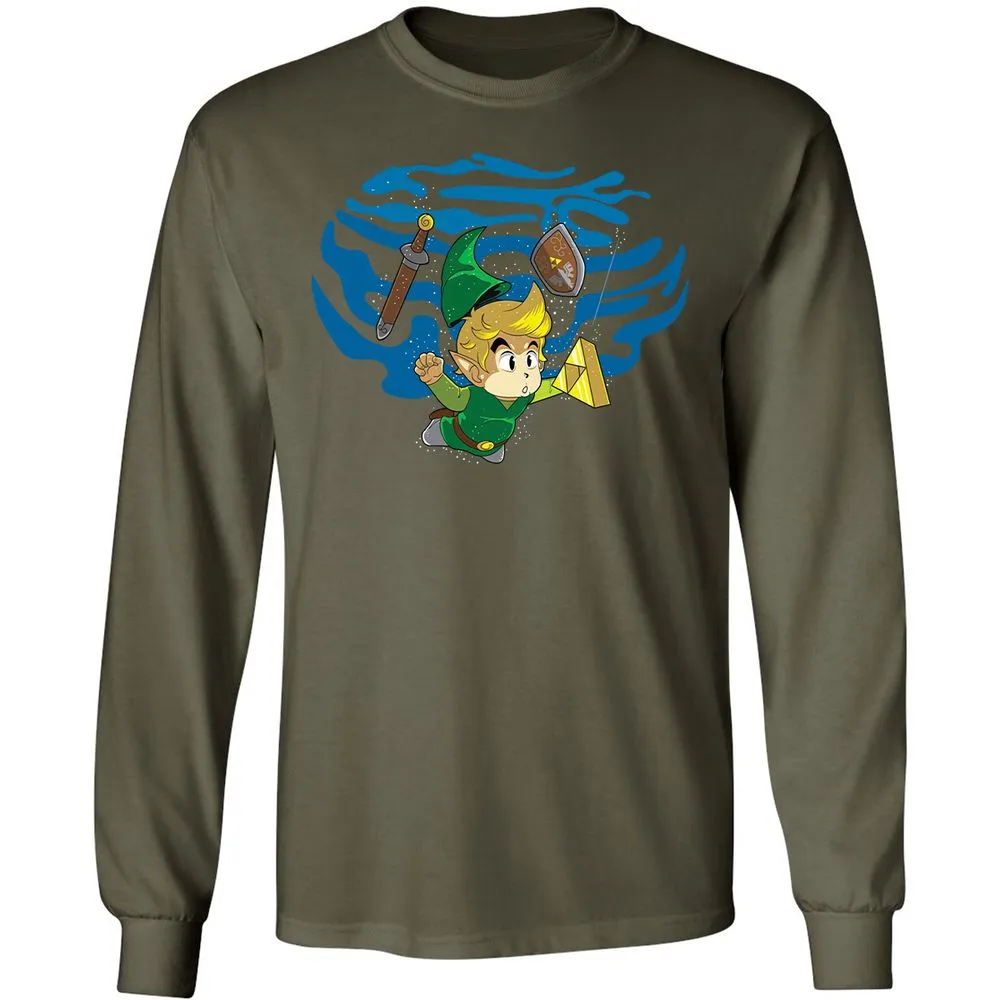 Long Sleeve T-Shirt - D3DEZA33 - Military Green - 16