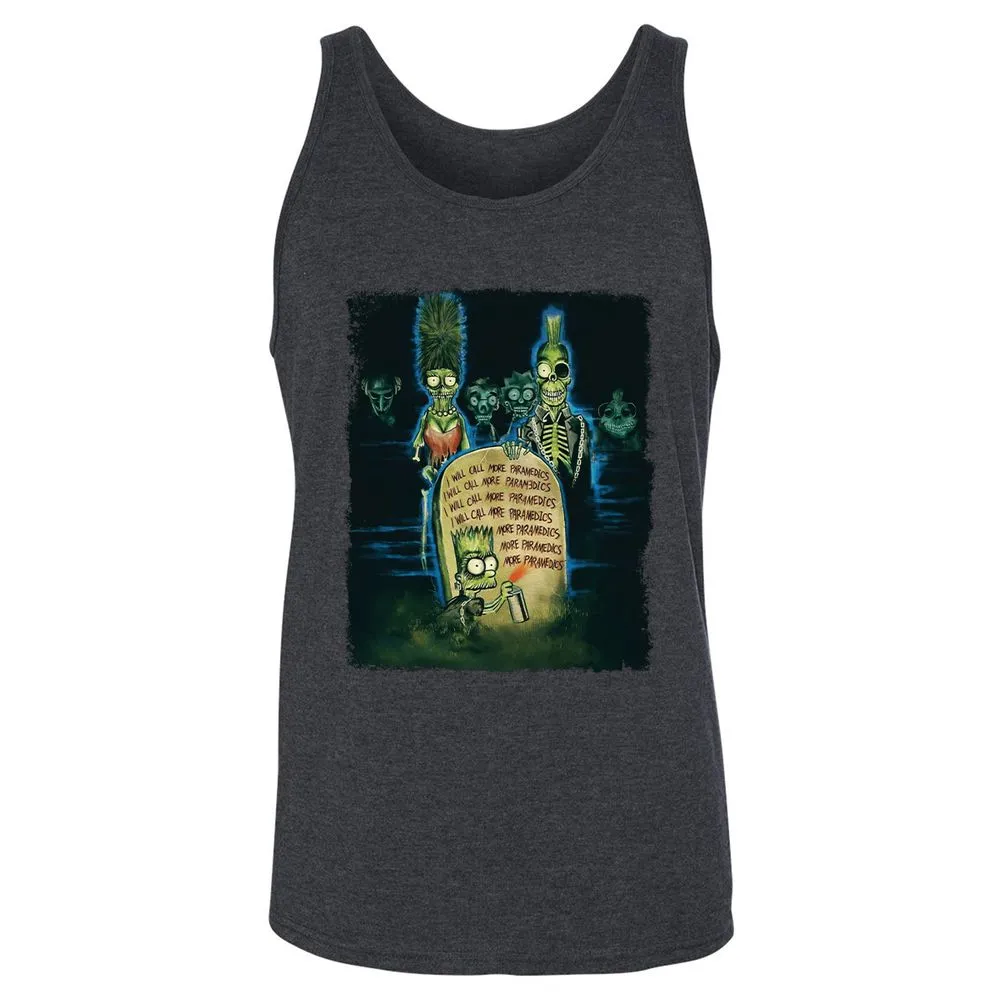Unisex Jersey Tank - 4VD4MBH1 - Dark Grey Heather - 6