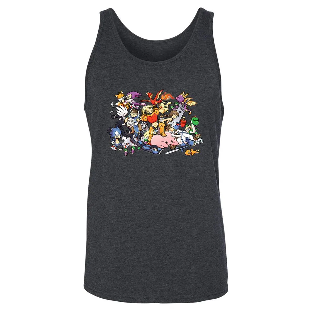 Unisex Jersey Tank - Y4UBG248 - Dark Grey Heather - 6