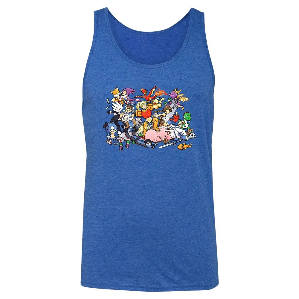 Unisex Jersey Tank - Y4UBG248 - True Royal Triblend - 12