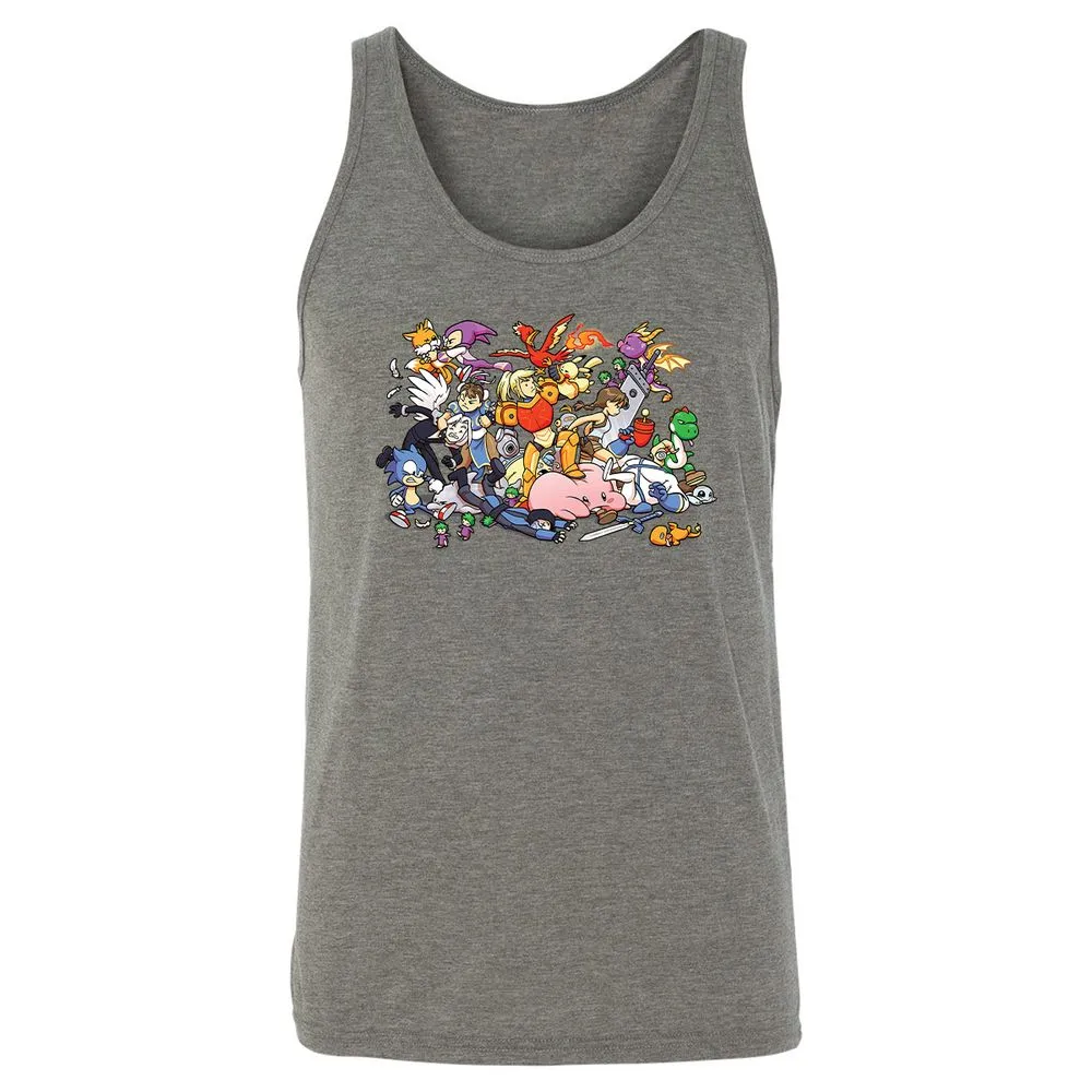 Unisex Jersey Tank - Y4UBG248 - Grey Triblend - 8