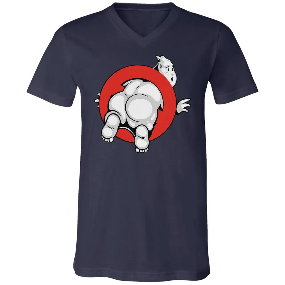 Unisex V-Neck T-Shirt - S8EUNX6Z - Navy - 2