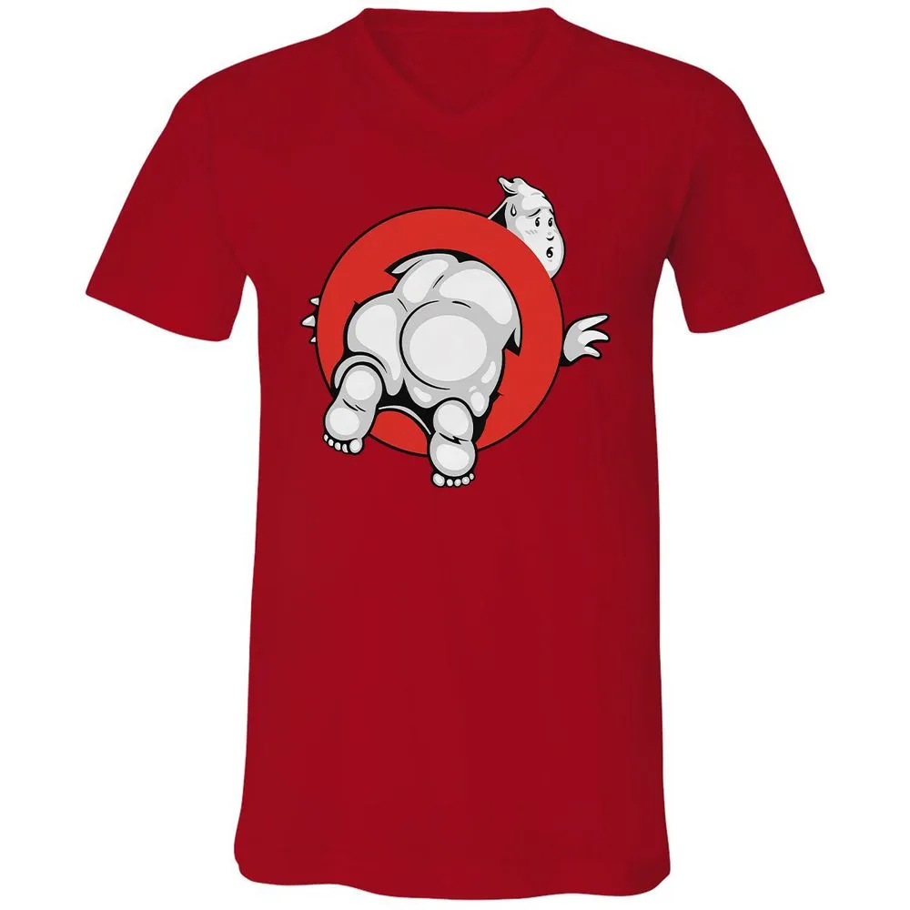 Unisex V-Neck T-Shirt - S8EUNX6Z - Red - 3
