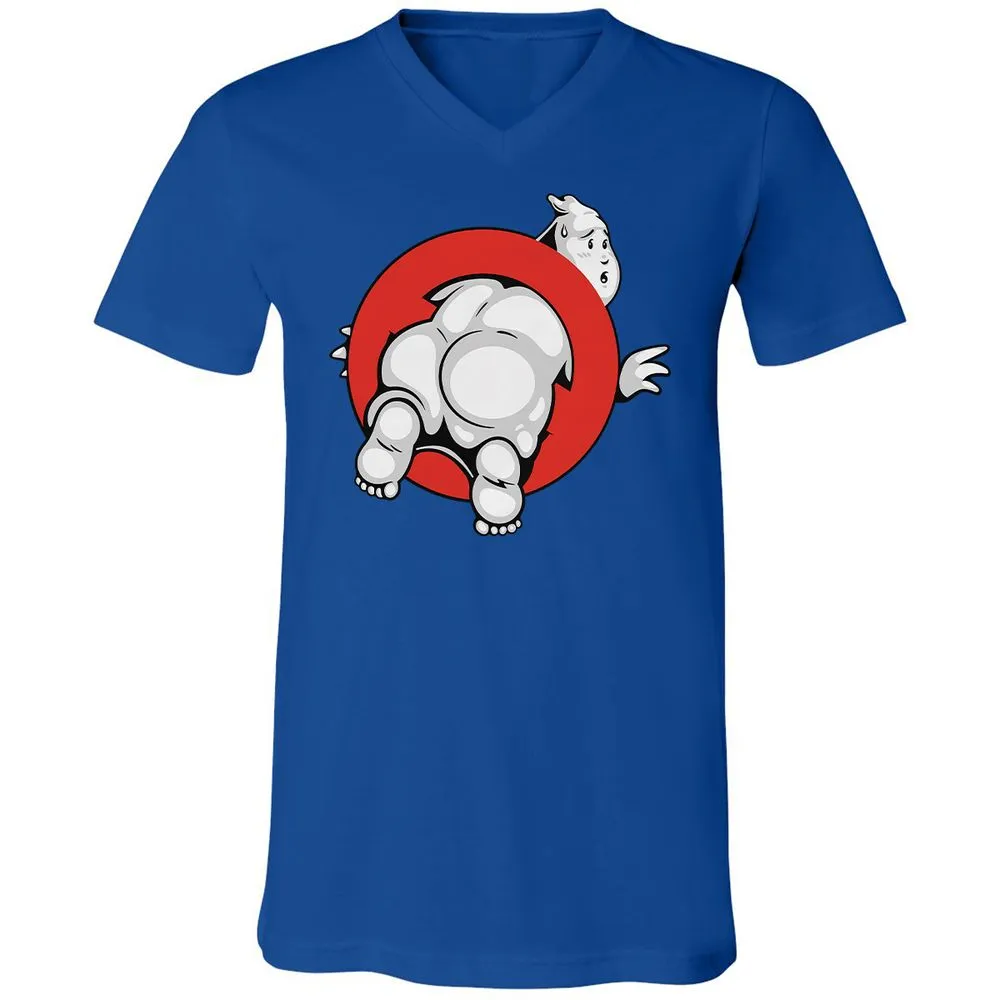 Unisex V-Neck T-Shirt - S8EUNX6Z - True Royal - 4
